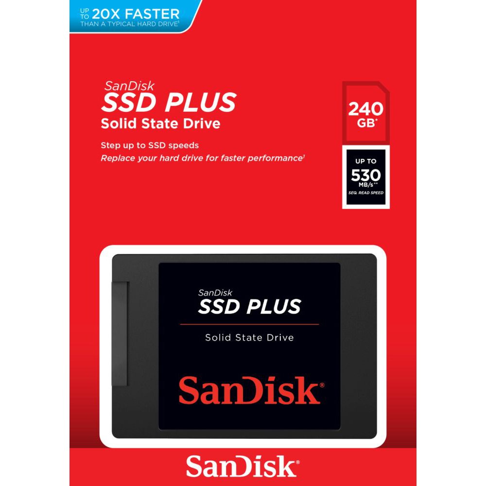 SanDisk SSD PLUS Solid State Drive 240GB SDSSDA-240G-G26